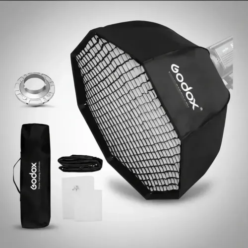 Softbox Octabox Bowens Godox Flash De Estúdio 120cm C/ Grid