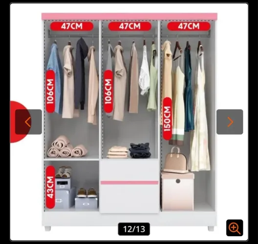 Guarda-roupa casal