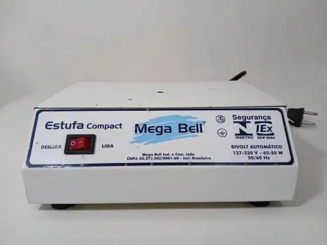 Estufa Compact Esterelizadora  Mega Bell - Medindo 21x15cm  127V