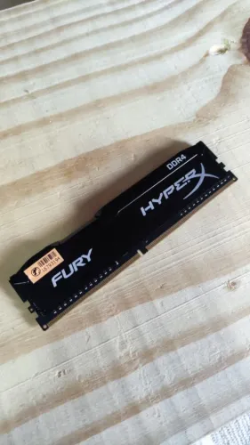 Memória RAM Kingston HyperX Fury 8GB DDR4 2400MHz - Testada
