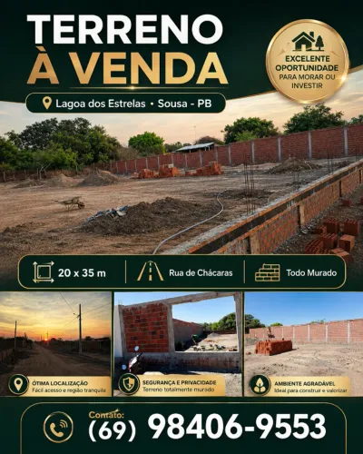 Terreno 20x35