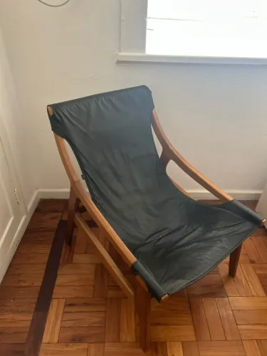 Poltrona Oppa Bertini - Madeira Maciça | Estilo Lounge - Zona SUL