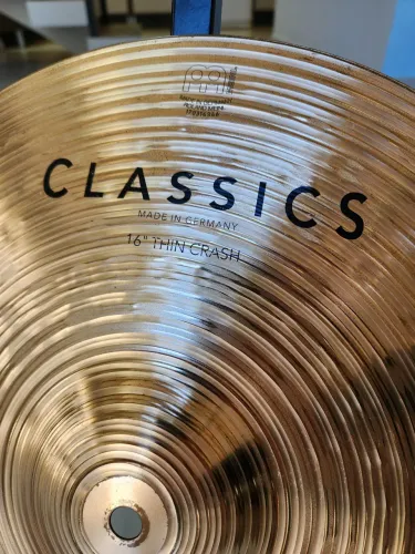 Thin Crash 16 Meinl Classics B12 ( ñ paiste sabian zildjian turkish diril )