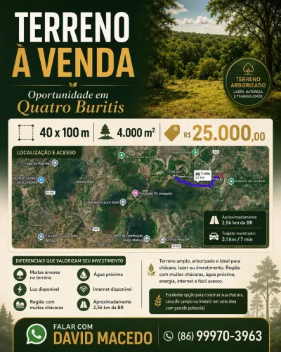 Terreno a venda