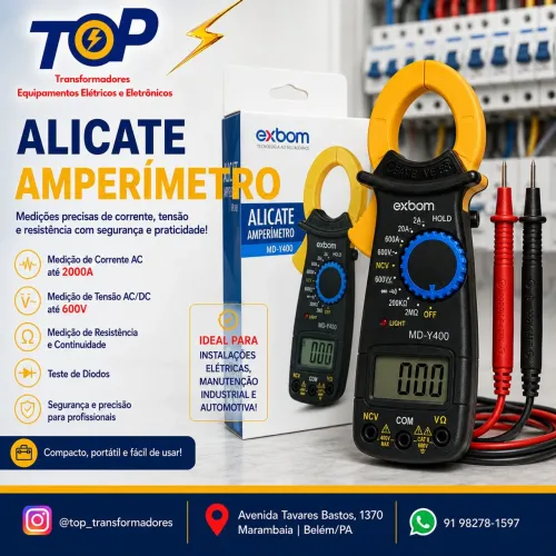 Alicate amperímetro Digital