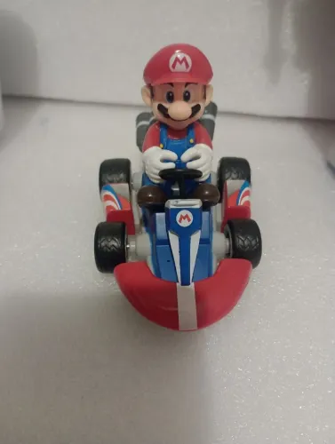 Veículo friccao miniatura 11 cm mario 