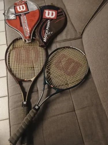 Vendo par de raquetes wilson