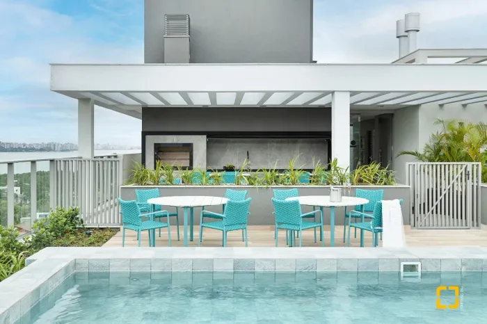 Apartamento à venda em Cacupé, Florianópolis - 2 dormitórios, sendo 1 suíte, 1 vaga , 1 ho