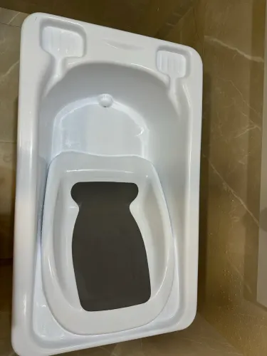 Banheira Galzerano Acqua Trio com Suporte e Redutor - Branca