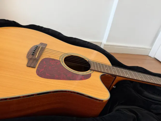 Violão takamine novinho ed4dc-nat com case