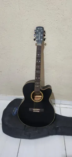 Violão Jumbo Aço - Groovin Diamond - Preto fosco