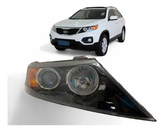 Farol Kia Sorento Para Xenon Direito 2010 A 2013 Original Direito/passageiro