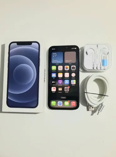 iPhone 12, 64GB, Face ID, Todo original, Semi novo, C/ Nota Fiscal