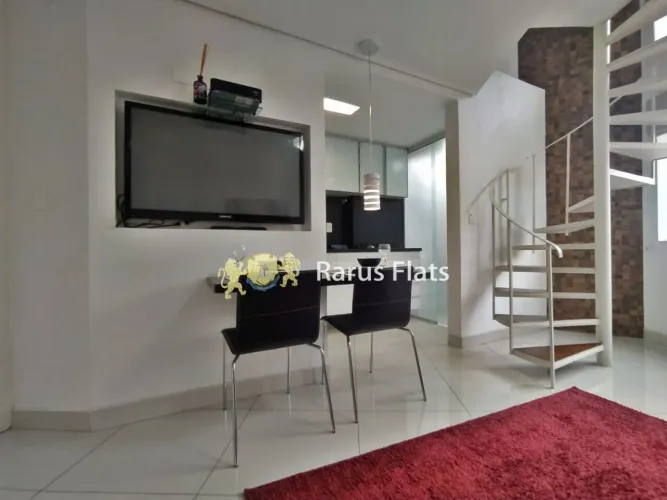 Flat com 1 Quarto para alugar, 46m² - Vila Nova Conceição