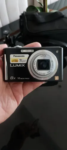Câmera Compacta Vintage / Digicam Panasonic Lumix DMC-FH25 completa impecavel