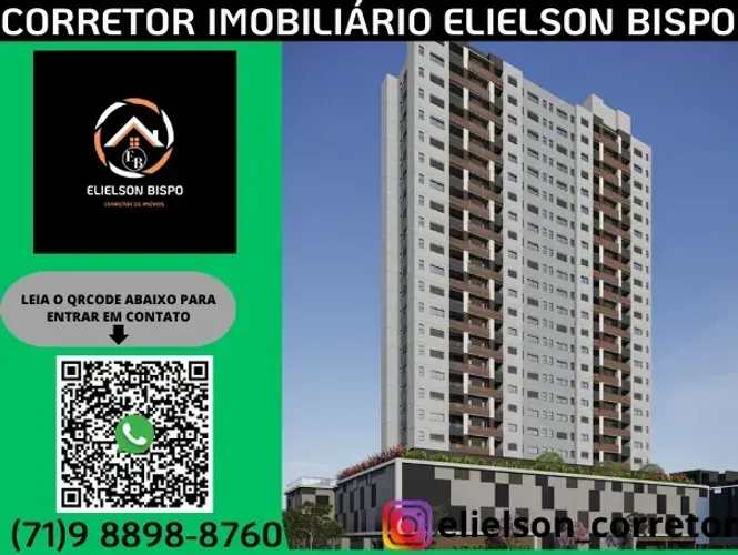 Apartamento com 2/4 com suíte, varanda e vaga privativa - STIEP