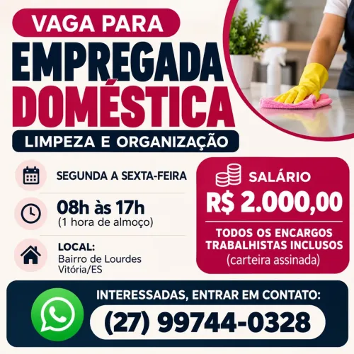 Vaga de doméstica