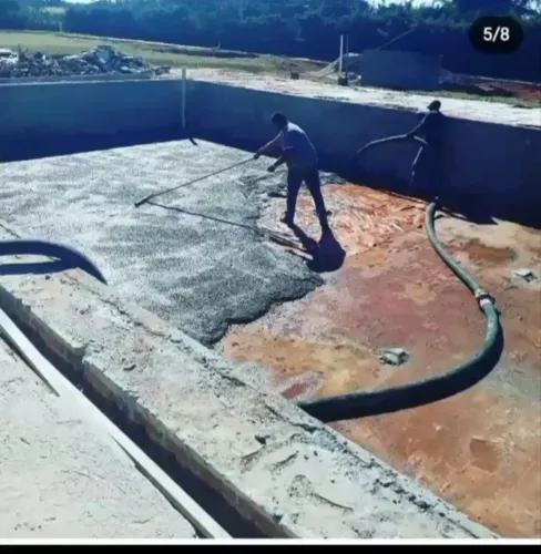 Concreto usinado e bombeamento