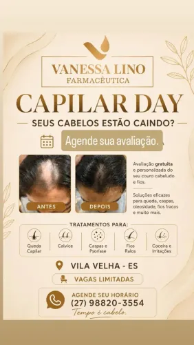 SEUS CABELOS ESTÃO CAINDO? Agende uma avaliação gratuita!