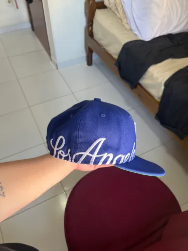 boné new era aba reta 59fifty mlb los angeles dodgers side split