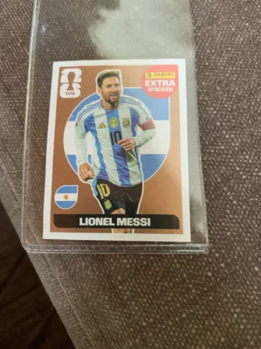 Extra Sticker Panini - Lionel Messi Qualidade Bronze