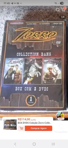 Box dvds Zorro & Tonto