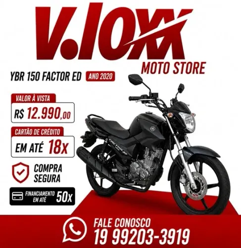 YAMAHA FACTOR YBR 150 ED 2019/2020