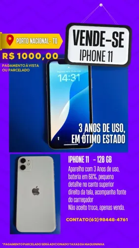 Iphone 11 de 128gb 