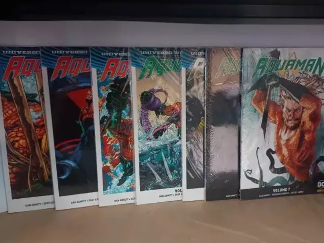 aquaman dc renascimento completo 7 vols batman superman mulher-maravilha liga da justiça
