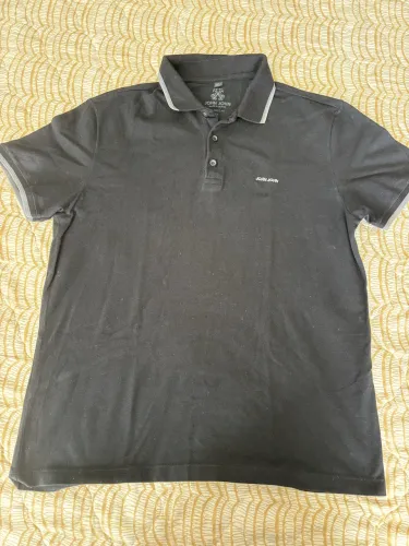 Camisa Polo John John Preta Masculina Tamanho P Original