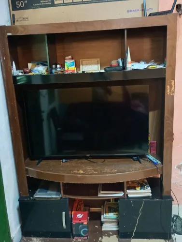 Estante para tv até 55 polegadas usada $70