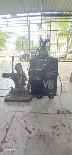 Máquina solda mig v8+ cilindro +poli-corte