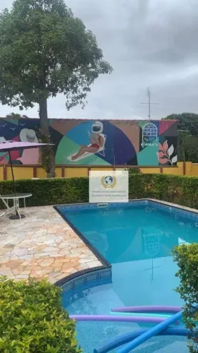 Chácara com 3 dormitórios para alugar, 1309 m² por R$ 4.700,00/mês - Village Campinas - Ca