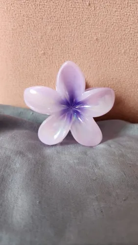 Presilha de cabelo Flor Lilas/Roxo