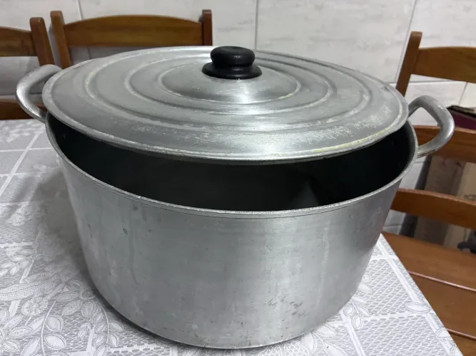 Panela caçarola média alumínio grosso 