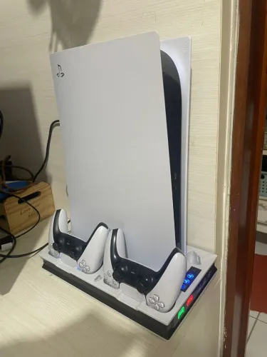 Playstation 5 2tera com leitor 2 controles e base