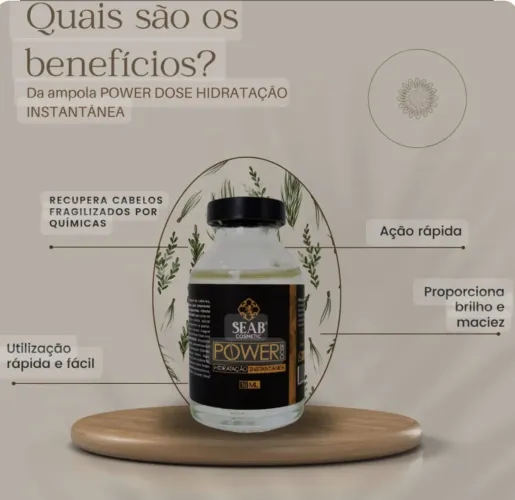 Ampola Power de Hidratação - SEAB COSMETIC