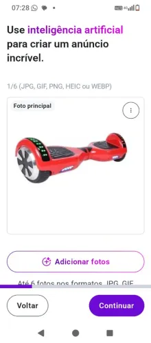 Skate elétrico