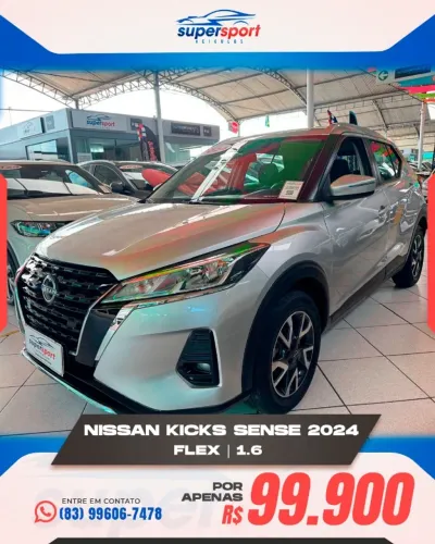 Nissan Kicks Sense 1.6 16V Flex AUT 2024