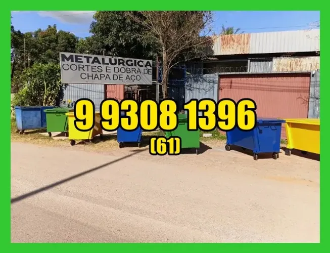 Container de Lixo 1200 Litros - novo - melhor custo beneficio