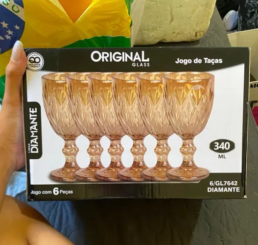 Kit 6 taças NOVO (lacrado)