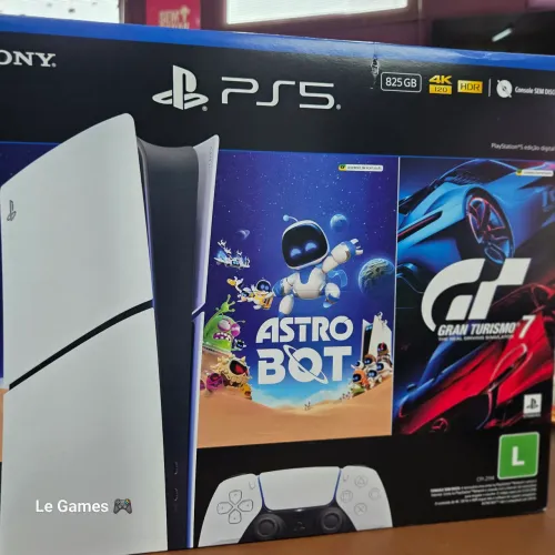 Console Playstation 5 Bundle Midia Digital 825Gb Novo Lacrado