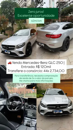 Mercedes-Benz GLC 250 Coupe 4matic 2.0 TB 16V Aut. 2019