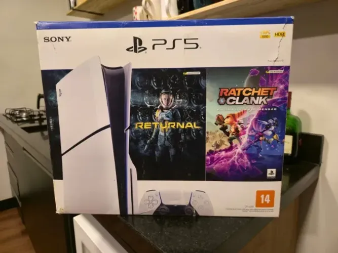 Vendo PS5 Slim c/ mídia física.