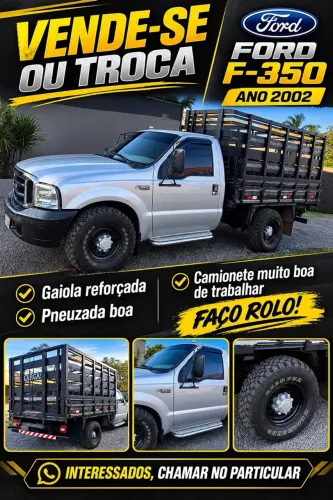 Ford F-350 3.9 8V Turbo Diesel Mec. 2002