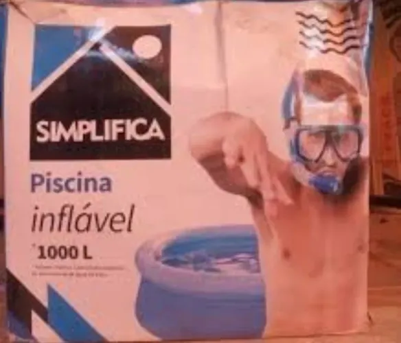 Piscina inflável 1000 litros