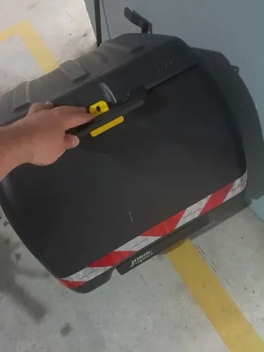 Baú para Moto Motoboy + Suporte + Chapa de Reforço