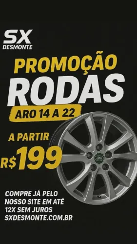 RODAS E PNEUS EM PROMOÇAO!! ARO 14 A 22 CONSULTE