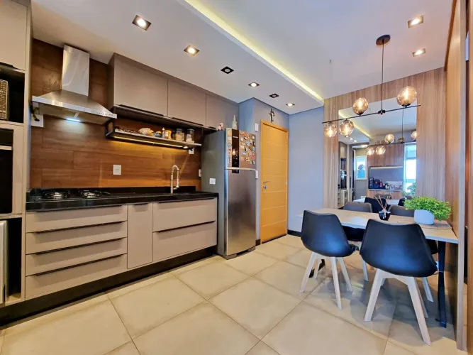 Apartamento STUDIO INCRÍVEL, mobiliado, acabamento IMPECÁVEL e lazer completo! Spettacolo