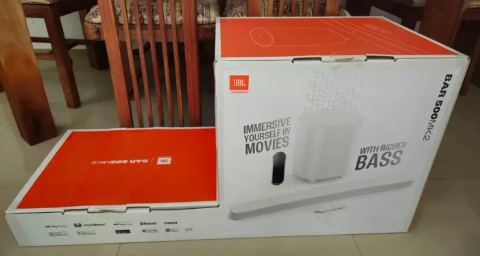 Soundbar JBL 500MK2 BRANCO LACRADO!